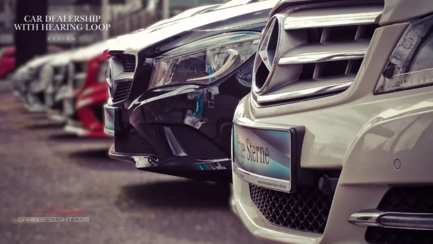 car dealership with hearing loop